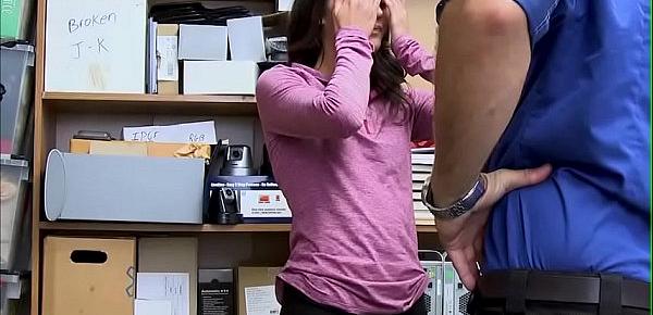  Shoplifter Emily gets fuck by LP officer